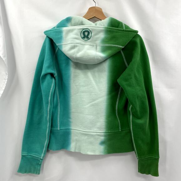 Lululemon ombre green blue scuba jacket - Picture 4 of 5